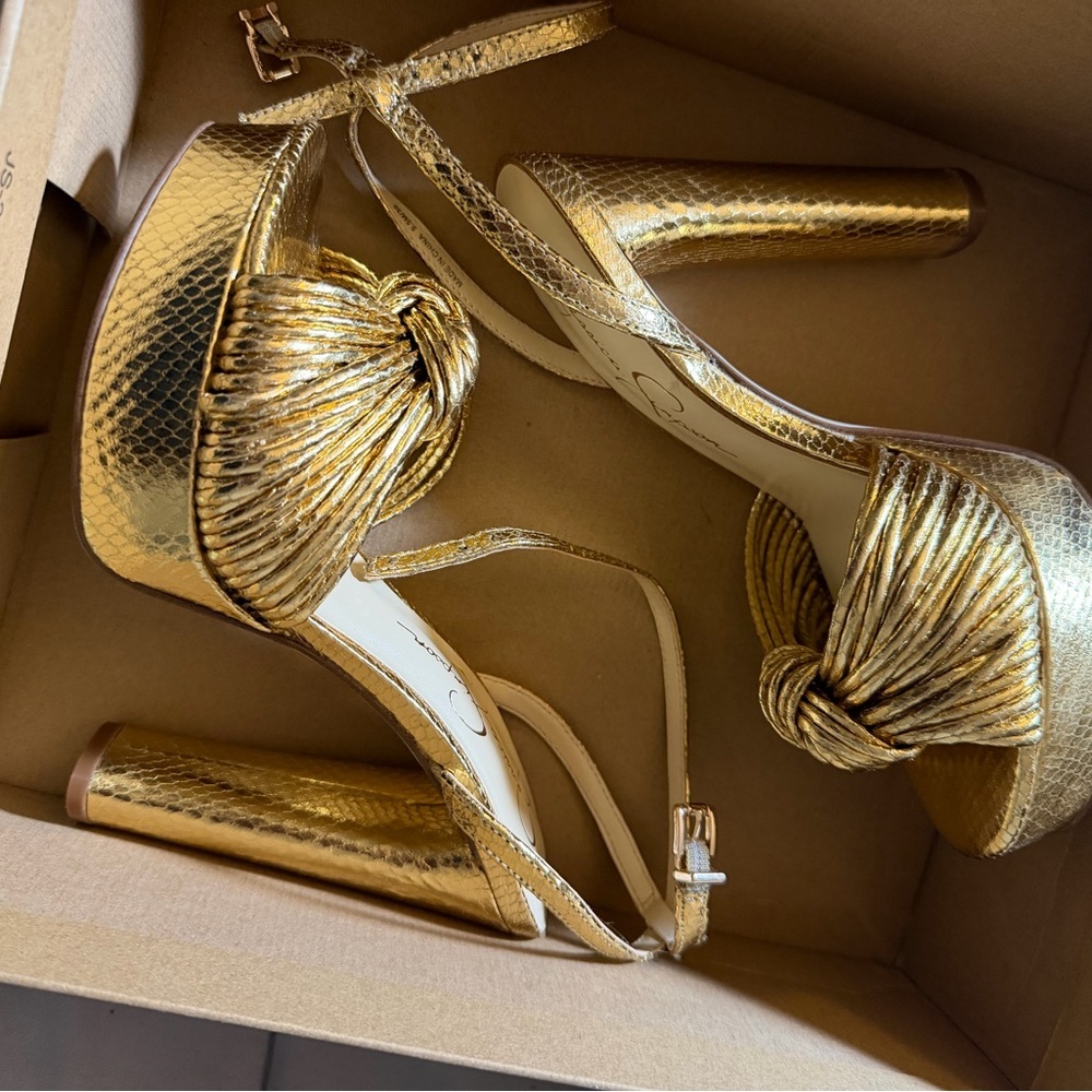 Jessica Simpson - IMMIE platform heeled sandals | Size 5.5 - Picture 2 of 6